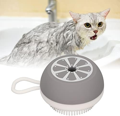 חיות מחמד אמבט מברשת, עור ידידותי כלב שמפו מקלחת מברשת פילינג סיליקון לעיסוי קצר שיער חיות מחמד