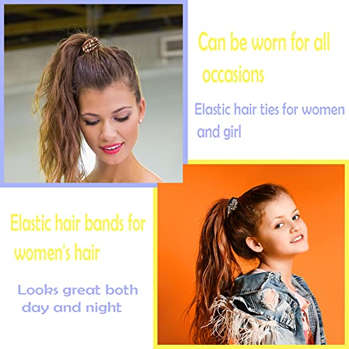 שיער קשרי להקת נשים שיער עניבת צמידי קוקו מחזיקי אביזרי גומי להקות שיער, פצפוצי עבור בנות להקות קוקו גומיות סרטי שיער