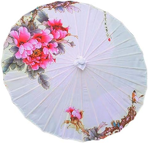 אלות בר סיני סגנון משי בד מטריית קלאסי סגנון דקורטיבי מטרייה בעבודת יד מתנה, 08
