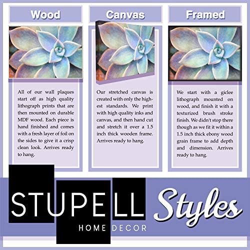 קולקציית עיצוב הבית של Stupell Home Teal בקבוק בושם כחול ואומנות קיר קיר נמתחת, רב צבעוני, 16 x 20, בד עטוף גלריה