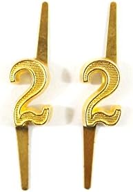 קצין גרמנית מלחמת העולם השנייה לוחות כתפיים גולשים זהב 18 ממ 2 2 יחידות