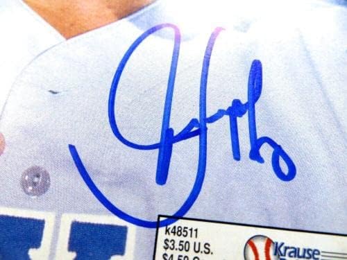 חואן גונזלז חתם מגזין פנטזיה בייסבול 1994 ריינג 'רס ג' יי. אס. איי אה04551-מגזינים עם חתימה של ליגת הבייסבול