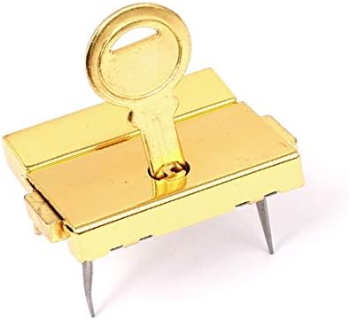 חדש לון0167 מזוודה מגירה בהשתתפות וו תיבות אבזם אמין יעילות לעבור מנעול תפס זהב טון עם מפתח