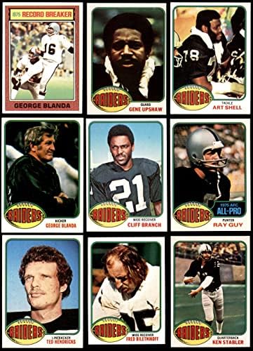 1976 Topps Oakland Raiders Team Set Oakland Raider